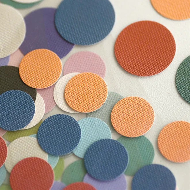 Benstore Design - Sticker - Pegatinas Redondas de Colores