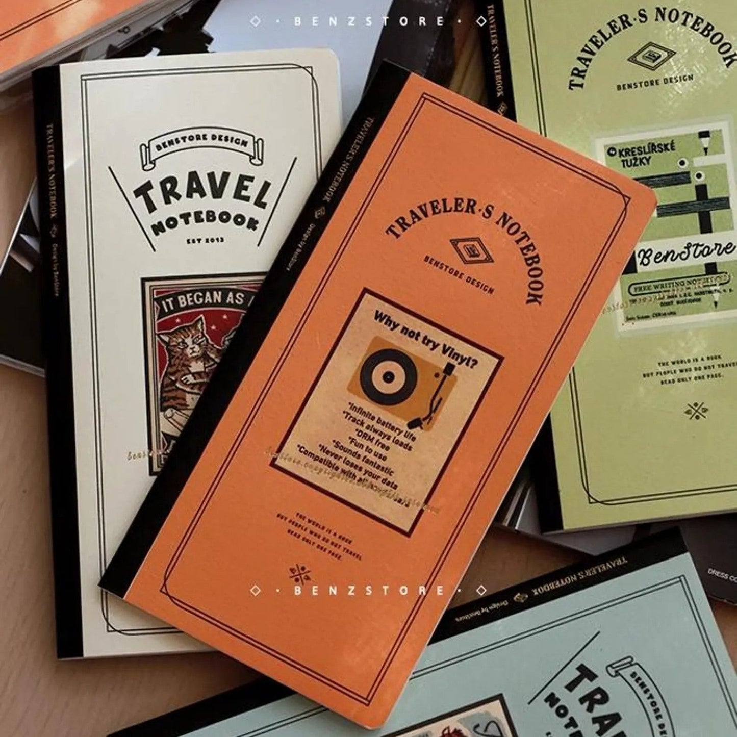 Benstore Design - Refill o Repuesto para Travelers Notebook