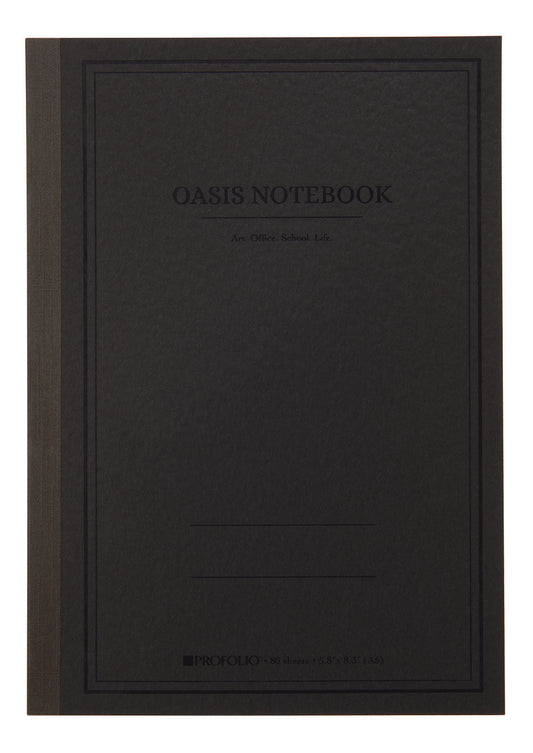 Itoya ProFolio Oasis Notebook A5 - De Rayas  - Charcoal