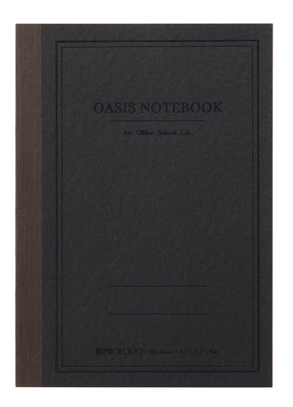 Itoya ProFolio Oasis Notebook A6 - De Rayas  - Charcoal