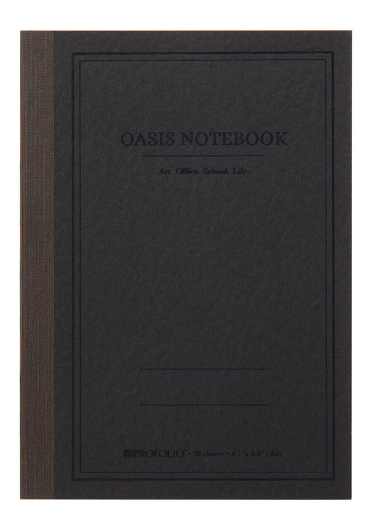 Itoya ProFolio Oasis Notebook A6 - De Rayas  - Charcoal