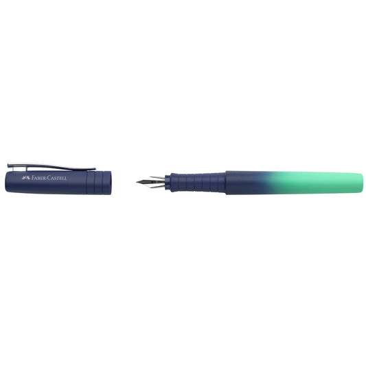 Faber-Castell - Poly Fountain Pen - Buzzing Blue - Medium