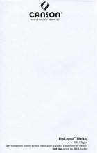 Cargar imagen en el visor de la galería, CANSON - Artist Series Pro-Layout Marker Pads - 50lb - 50 hojas
