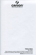 Load image into Gallery viewer, CANSON - Artist Series Vidalon Vellum Tracing Papers (Libreta de Hoja de Calco Vidalon Vellum) - 18lb - 50 hojas
