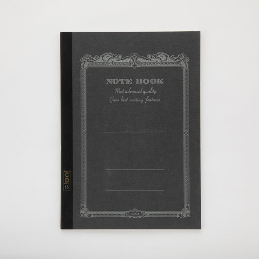 Apica Notebook CD-15 (Semi B5) - De Rayas - Charcoal