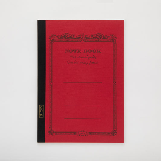 Apica Notebook CD-15 (Semi B5) - De Rayas - Red