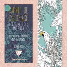 Cargar imagen en el visor de la galería, CLAIREFONTAINE - Coloring Books for Adults - 7⅞ x 7⅞&quot; - Birds
