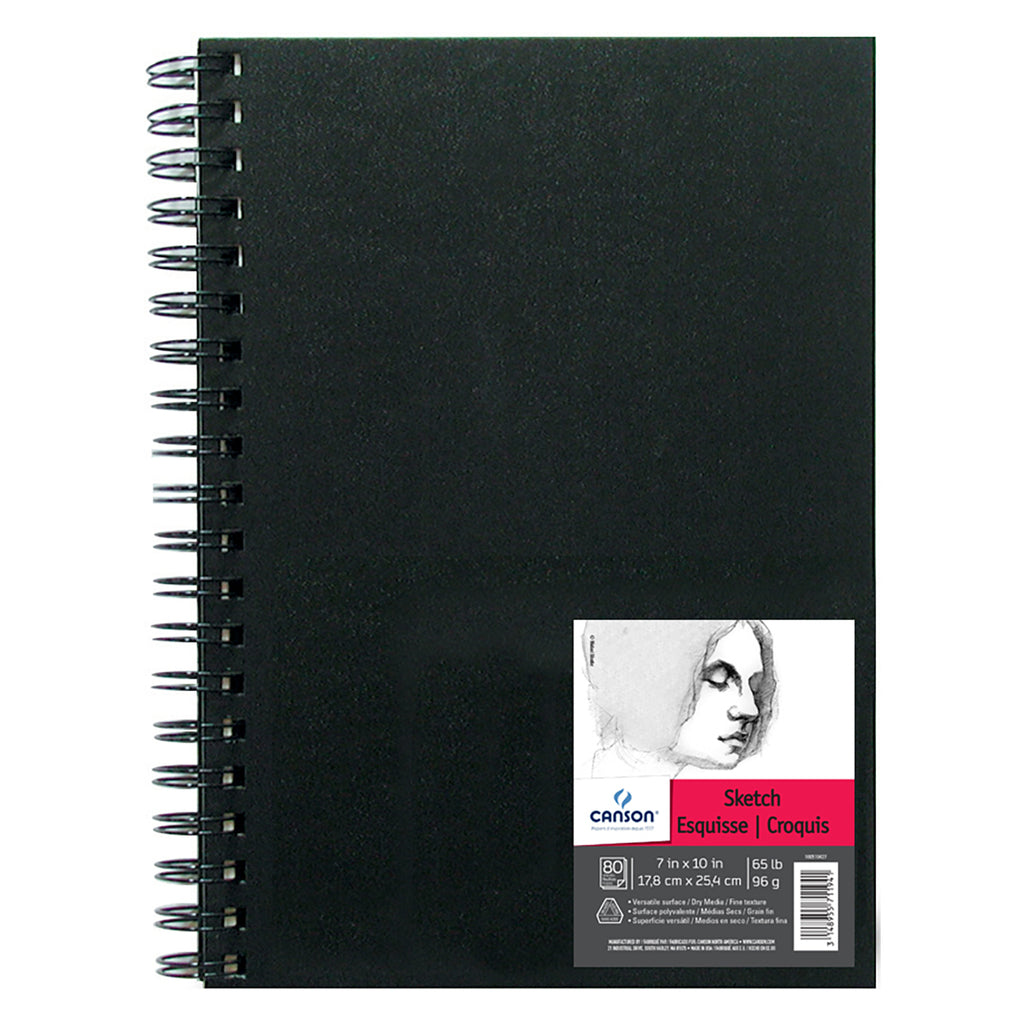 CANSON - Artist Series - Wirebound Sketch Books (Tapa dura con espirales)