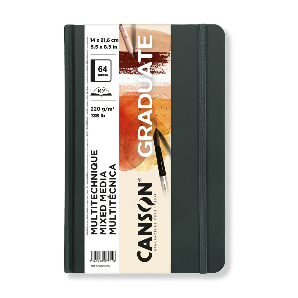 CANSON - Graduate Series - Mixed Media Books (Hardcover)