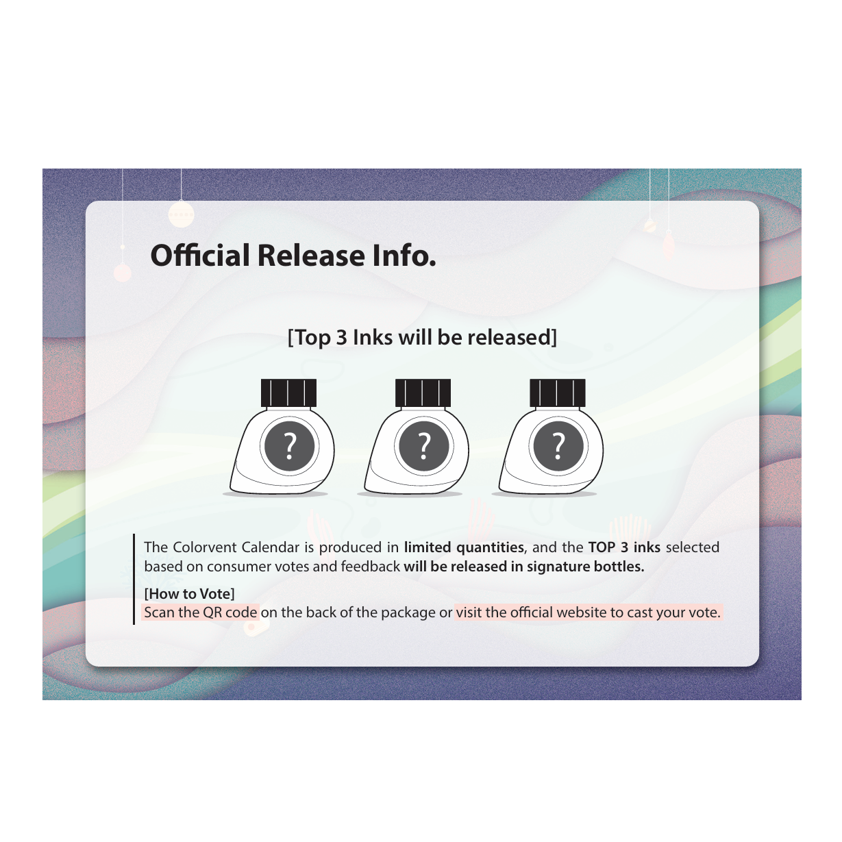 Colorverse Colorvent 2026 Calendar **PRE-VENTA**