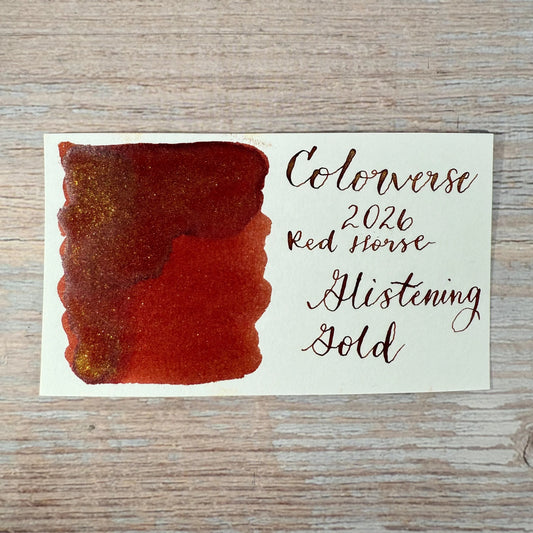 Colorverse 2026 Red Horse Gold Glistening (Special Edition) - Botella 15ml.