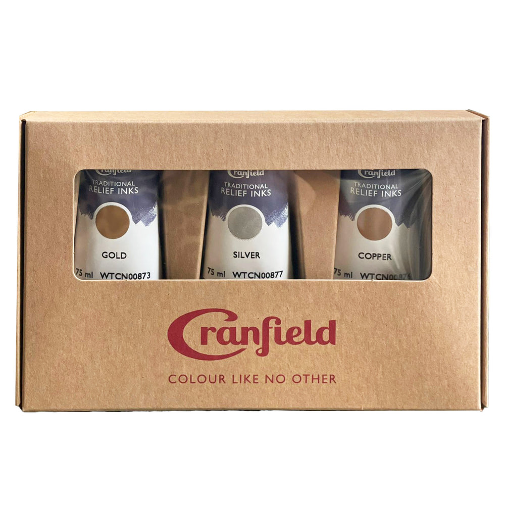 Cranfield Traditional Relief Inks - Metallic Set