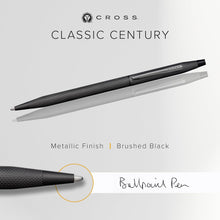 Cargar imagen en el visor de la galería, Classic Century Ballpoint Pen (Bolígrafo) - Brushed Black
