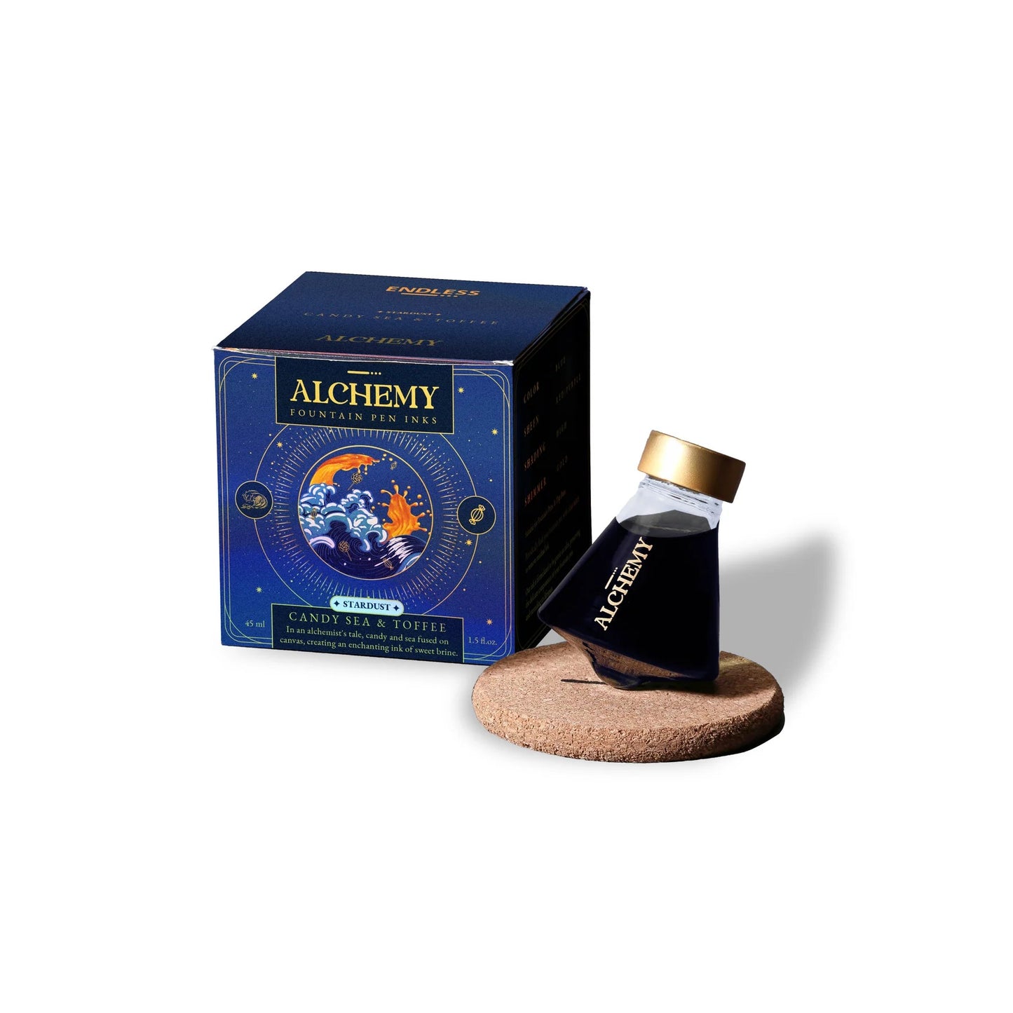 Endless Alchemy Ink - Stardust Bottled Ink Candy Sea & Toffee - 45ml.