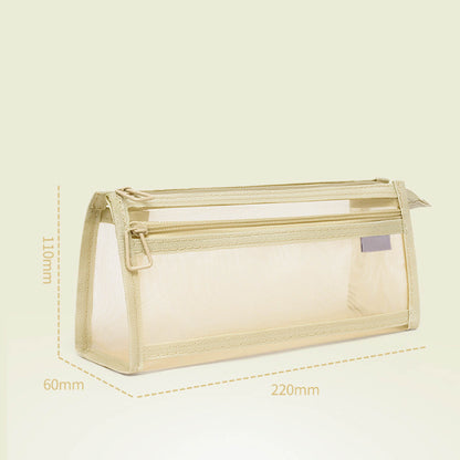 Cartucheras Transparente - Estuche - Lapicero - Triangular