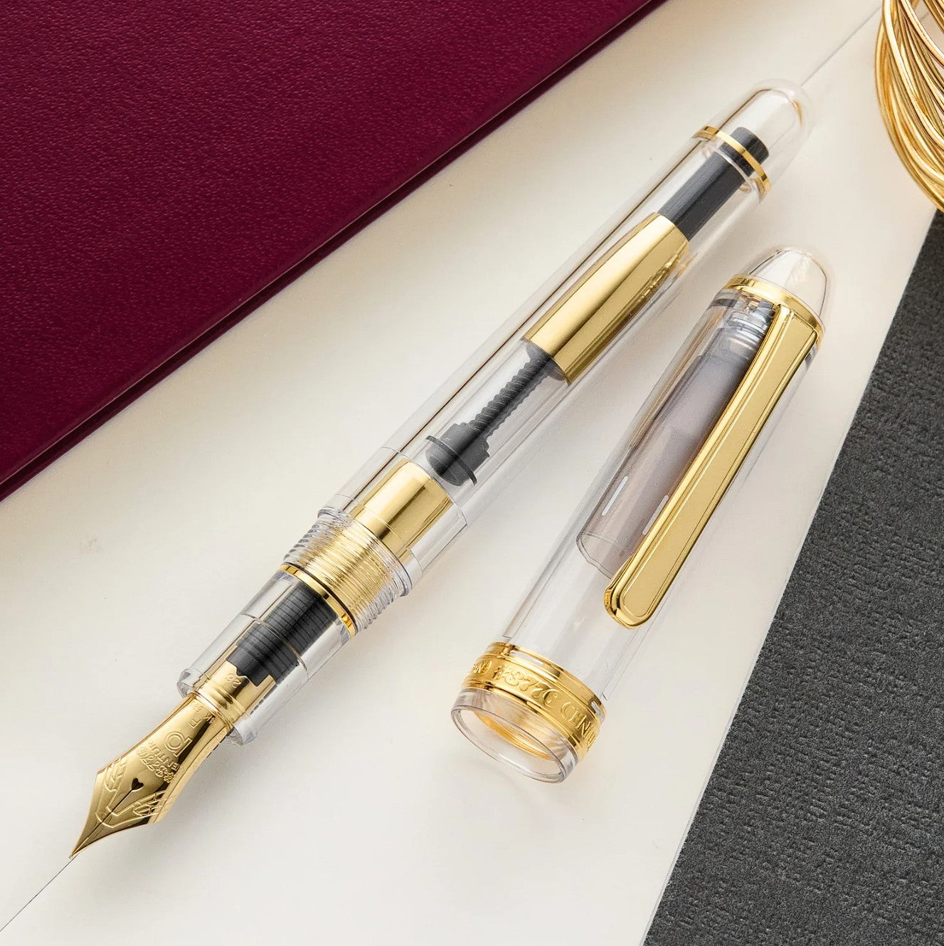 Platinum #3776 Century Ver. 2.0 Fountain Pen - Demonstrator (Limited Edition) - Broad