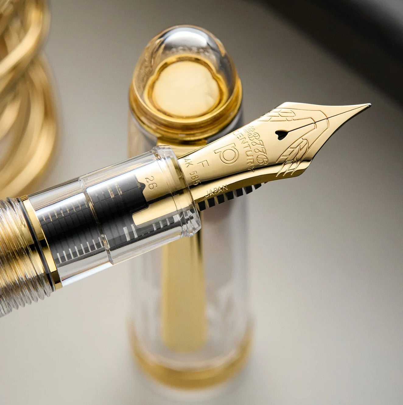 Platinum #3776 Century Ver. 2.0 Fountain Pen - Demonstrator (Limited Edition) - Broad