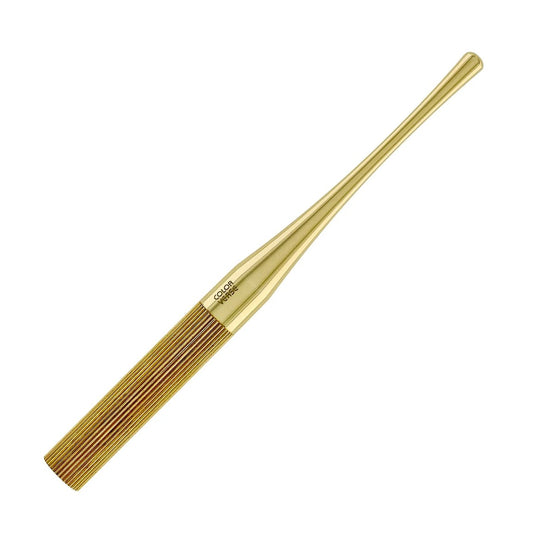 Colorverse Shuttle Nib Holder Brass Small - Palillero