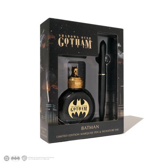 Ferris Wheel Press - Fountain Pen and Ink Set | Shadows Over Gotham City | Batman