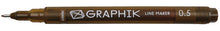 Cargar imagen en el visor de la galería, DERWENT - Graphik Line Maker Pens (Plumillas Fineliners)

