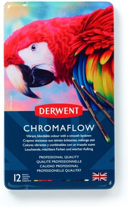 DERWENT - Chromaflow - 12 colores (Lápices de Colores)
