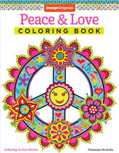 Cargar imagen en el visor de la galería, DESIGN ORIGINALS - PEACE &amp; LOVE - Libro de Colorear
