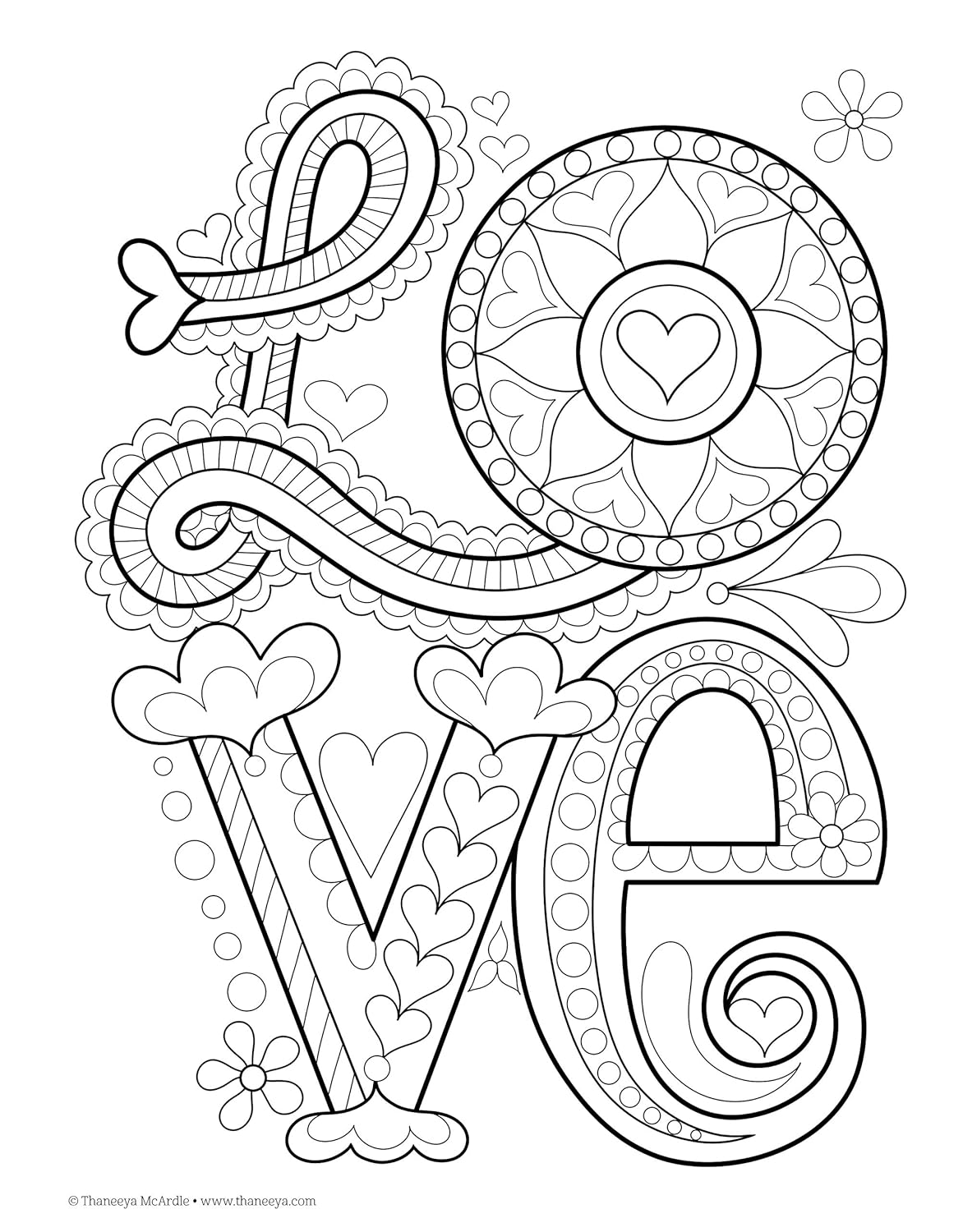DESIGN ORIGINALS - PEACE &amp; LOVE - Coloring Book
