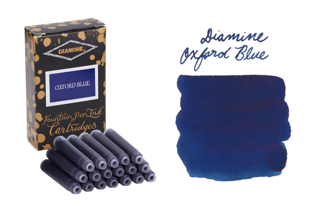 Diamine Oxford Blue - Cartuchos 18 unidades