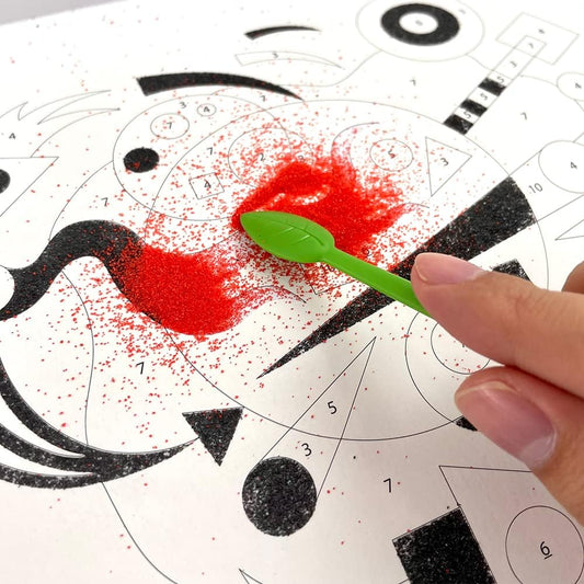 DJECO - Abstract Coloured Sand Set (Inspired by Vassily Kandinsky)