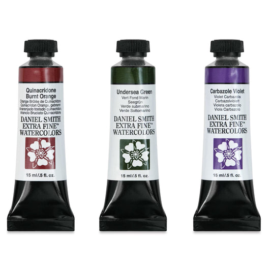 Daniel Smith Extra-Fine Watercolor 15ml - Set de 3 - Colores Secundarios