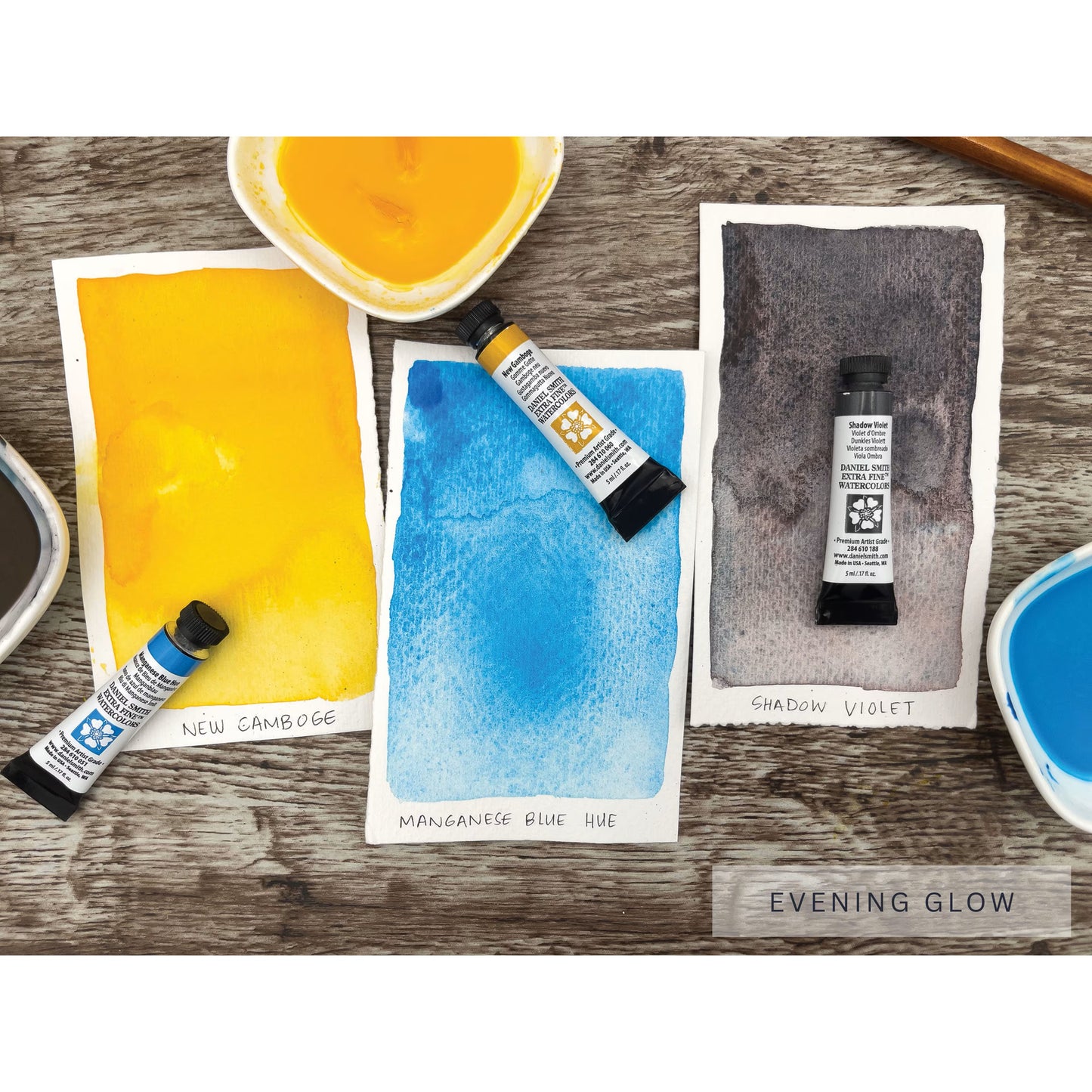Daniel Smith Extra-Fine Watercolor 5ml - Set de 3 - Evening Glow