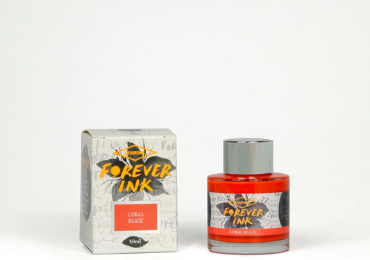 Diamine Forever Ink Coral Blaze - Botella 30 ml