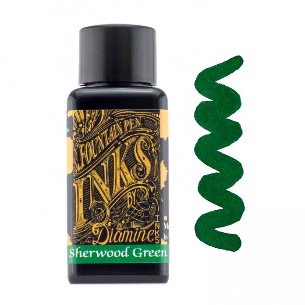Diamine Sherwood Green - Botella 30ml.