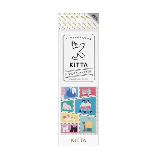 Kitta Portable Washi Tape Sticker - Special - Doggy