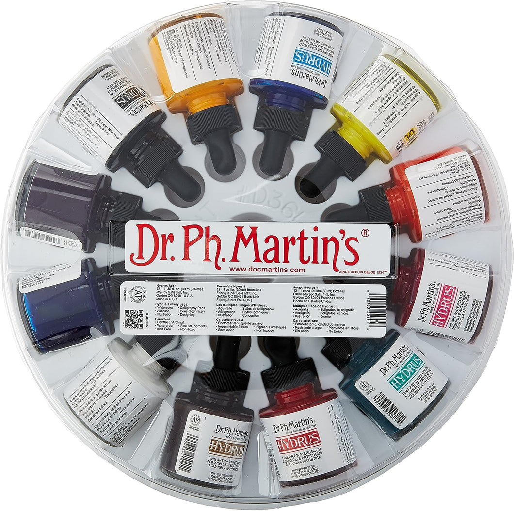 DR. PH. MARTIN'S - Hydrus Fine Art Watercolor Sets - 30 ml.