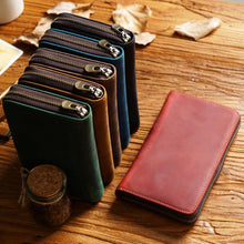 Cargar imagen en el visor de la galería, Estuche de Cuero para Bolígrafos con Bolsillo
