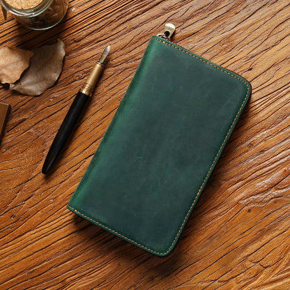 Estuche de Cuero para Bolígrafos con Bolsillo