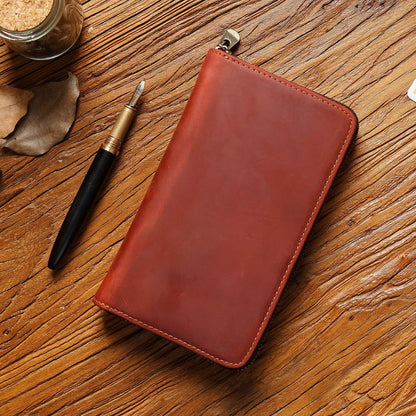 Estuche de Cuero para Bolígrafos con Bolsillo