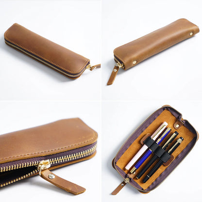 Estuche de Cuero para Bolígrafos