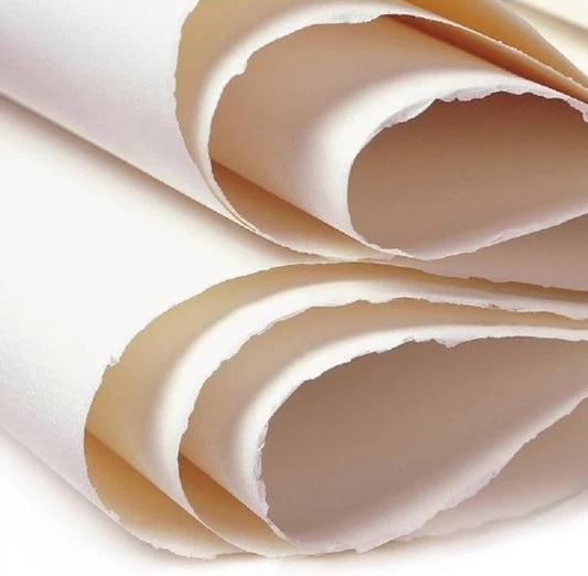 FABRIANO - Artistico Extra-White 4-Deckle - Watercolor Paper 300GSM - Pack of 5 Sheets