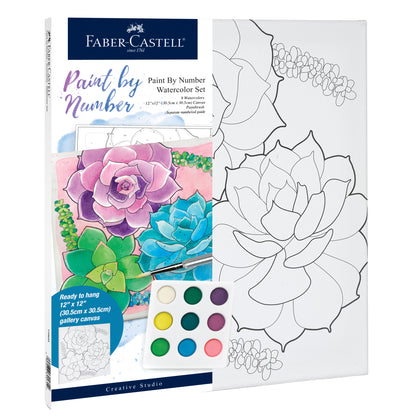 FABER-CASTELL - Paint By Number Watercolor Sets