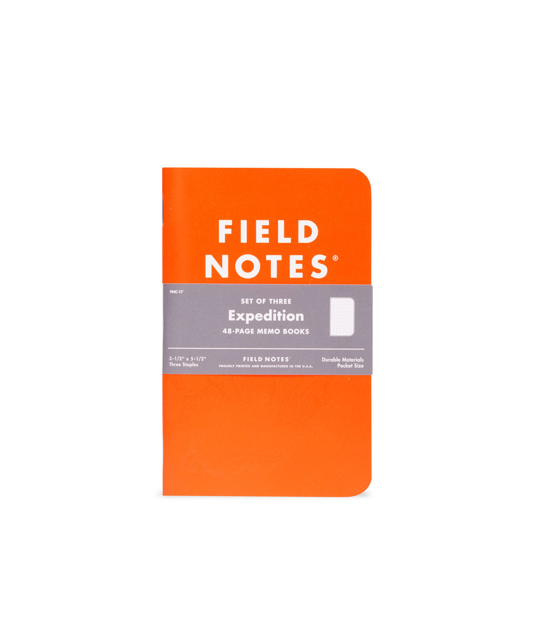 Field Notes - Expedition Waterproof Notebooks - Pack de 3 - 48 páginas