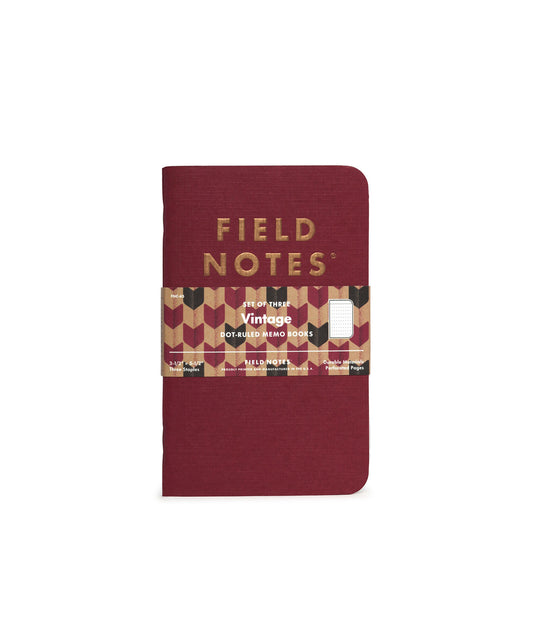 Field Notes Vintage - WINTER 2024 QUARTERLY EDITION - Pack de 3