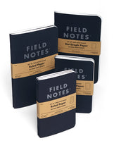 Cargar imagen en el visor de la galería, Field Notes Pitch Black Memo Book - Pack de 3 - 48 páginas
