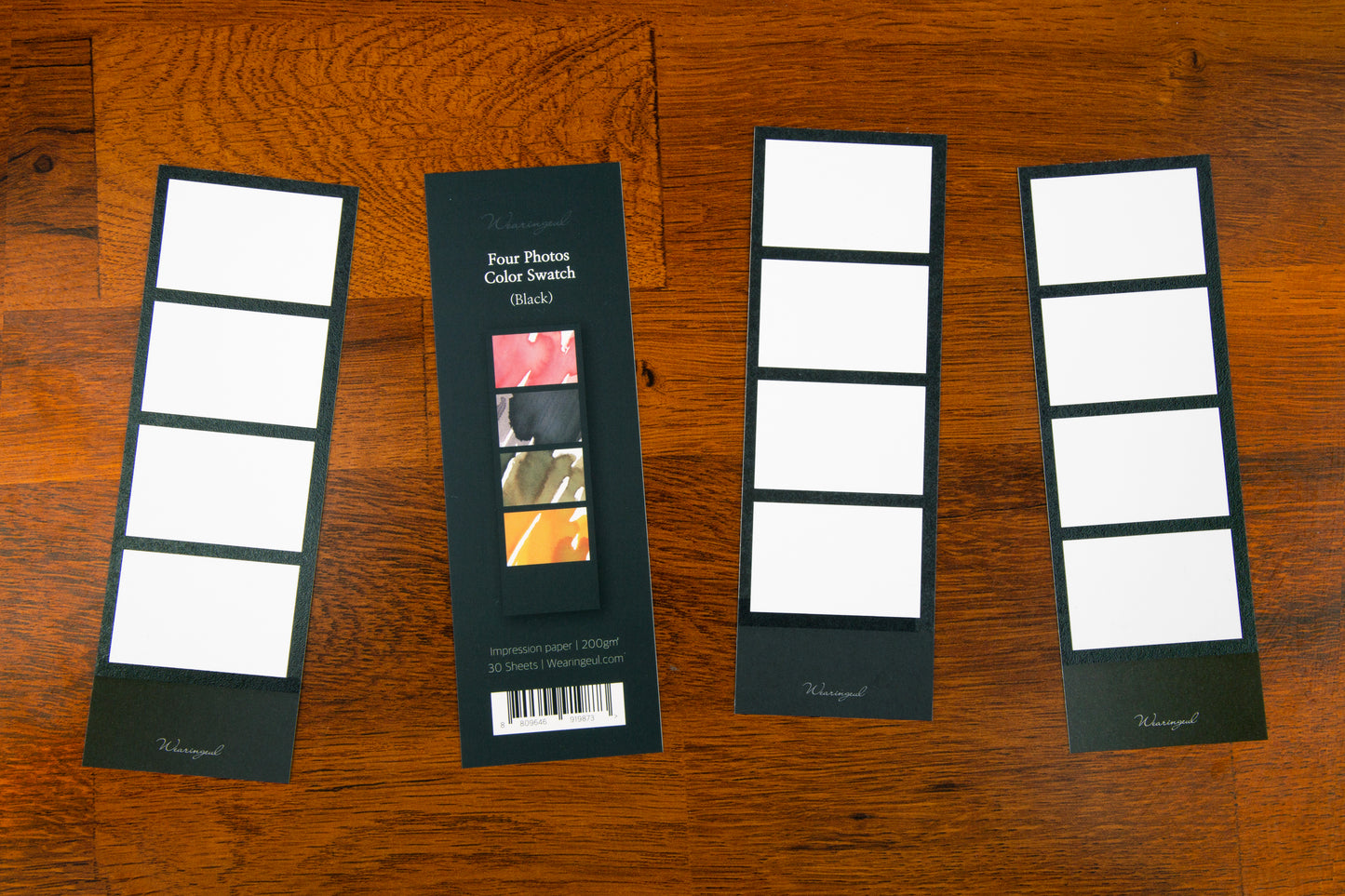 WEARINGEUL - Ink Color Swatch Paper (Ink Color Swatch Cards)