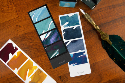 WEARINGEUL - Ink Color Swatch Paper (Ink Color Swatch Cards)