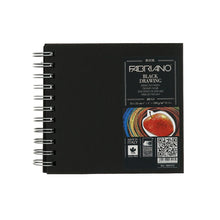 Cargar imagen en el visor de la galería, FABRIANO - Hard-Cover Spiral-Bound Drawing Books - Libretas de Dibujos con Papel Negro
