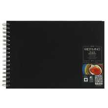 Cargar imagen en el visor de la galería, FABRIANO - Hard-Cover Spiral-Bound Drawing Books - Libretas de Dibujos con Papel Negro
