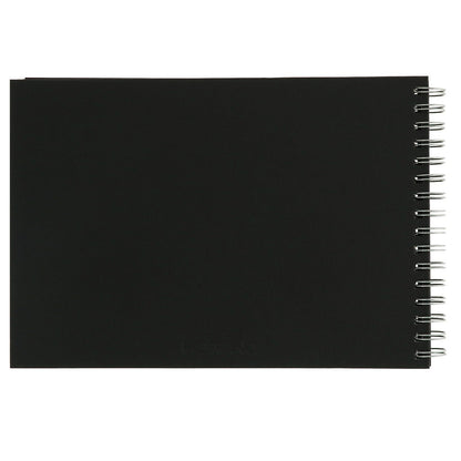 Fabriano Hard-Cover Spiral-Bound Drawing Books - Libretas de Dibujos con Papel Negro