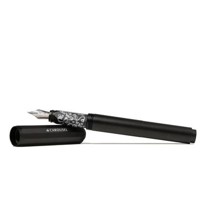 Ferris Wheel Press Aluminum Carousel Pluma Estilografica - Bearrington Black
